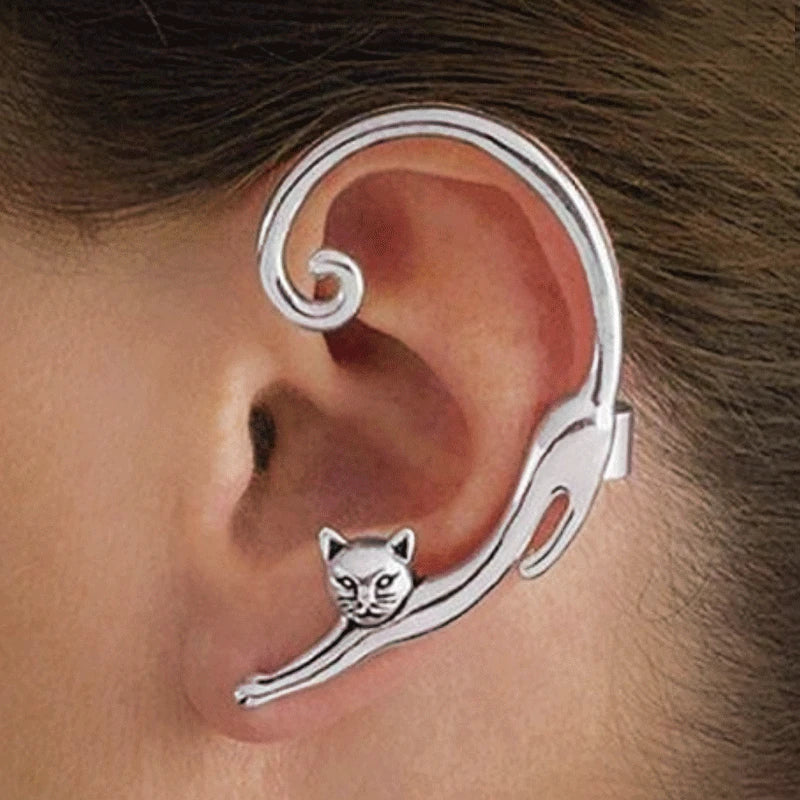 🐱 Pendientes Gato en Acero Hipoalergénico Para Cat Lovers. 2x1