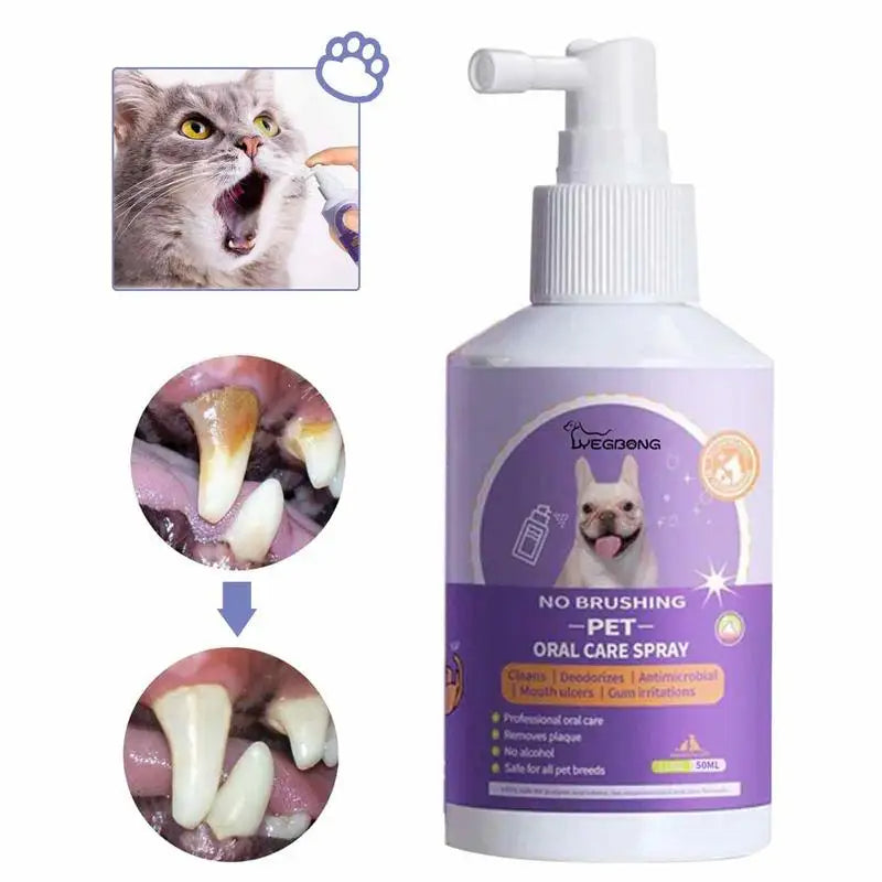 DentaSmile - Limpiador Dental en Spray para Perros y Gatos