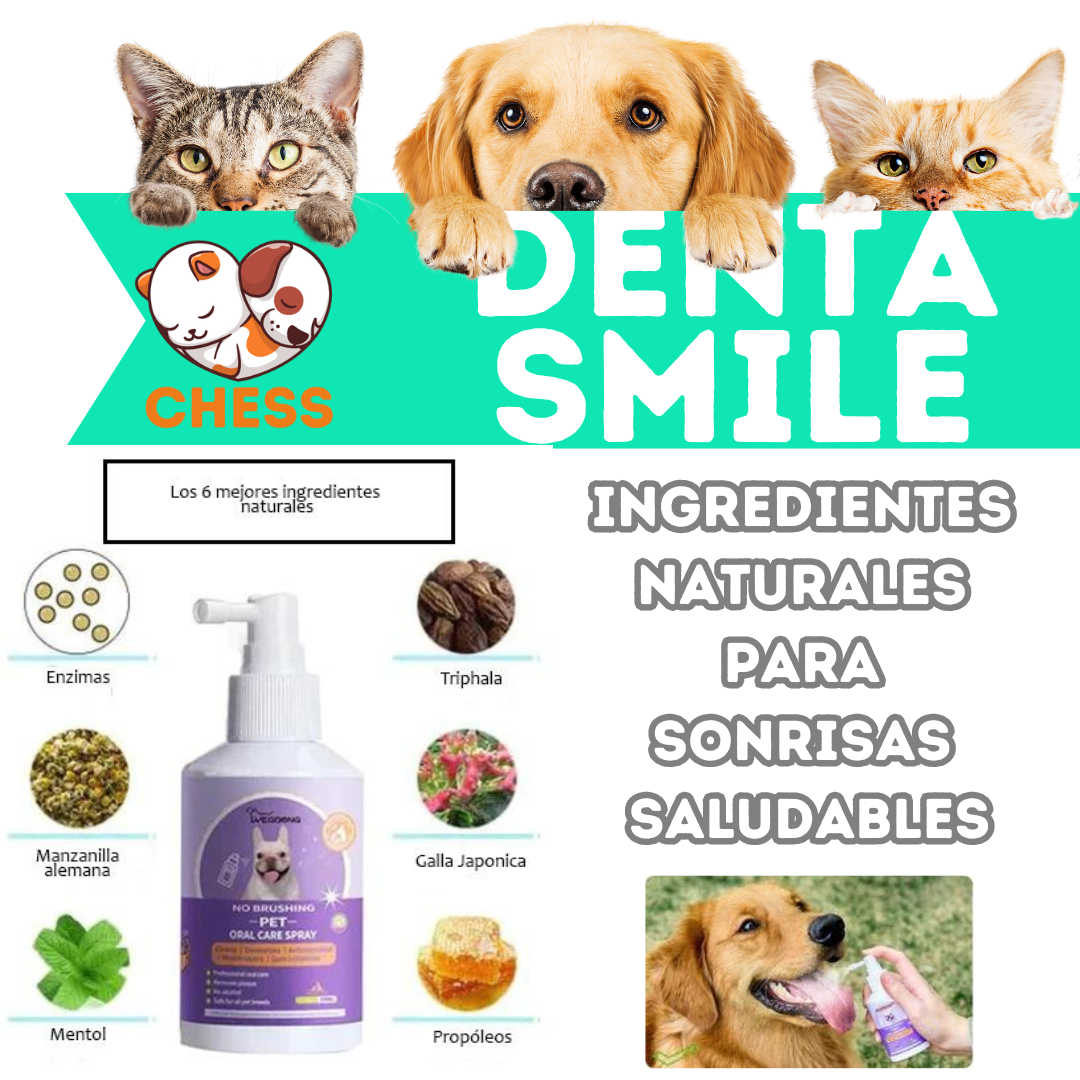 DentaSmile - Limpiador Dental en Spray para Perros y Gatos